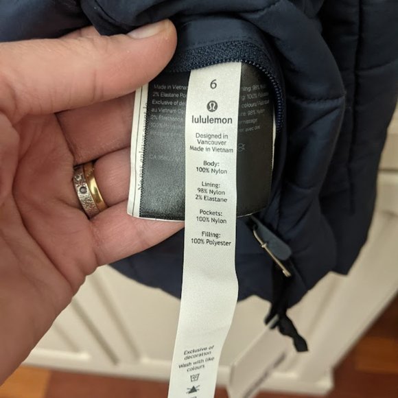 Lululemon Switch Please Shacket New with Tags - Navy Size 6 - Picture 6 of 6